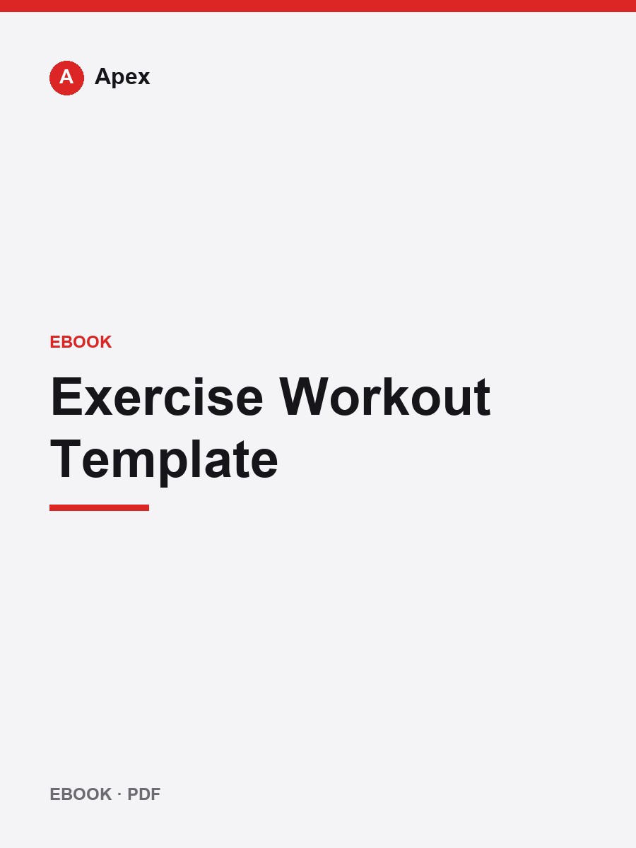 Exercise Workout Template