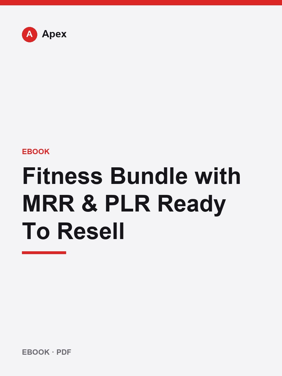 Fitness Bundle with MRR & PLR Ready To Resell