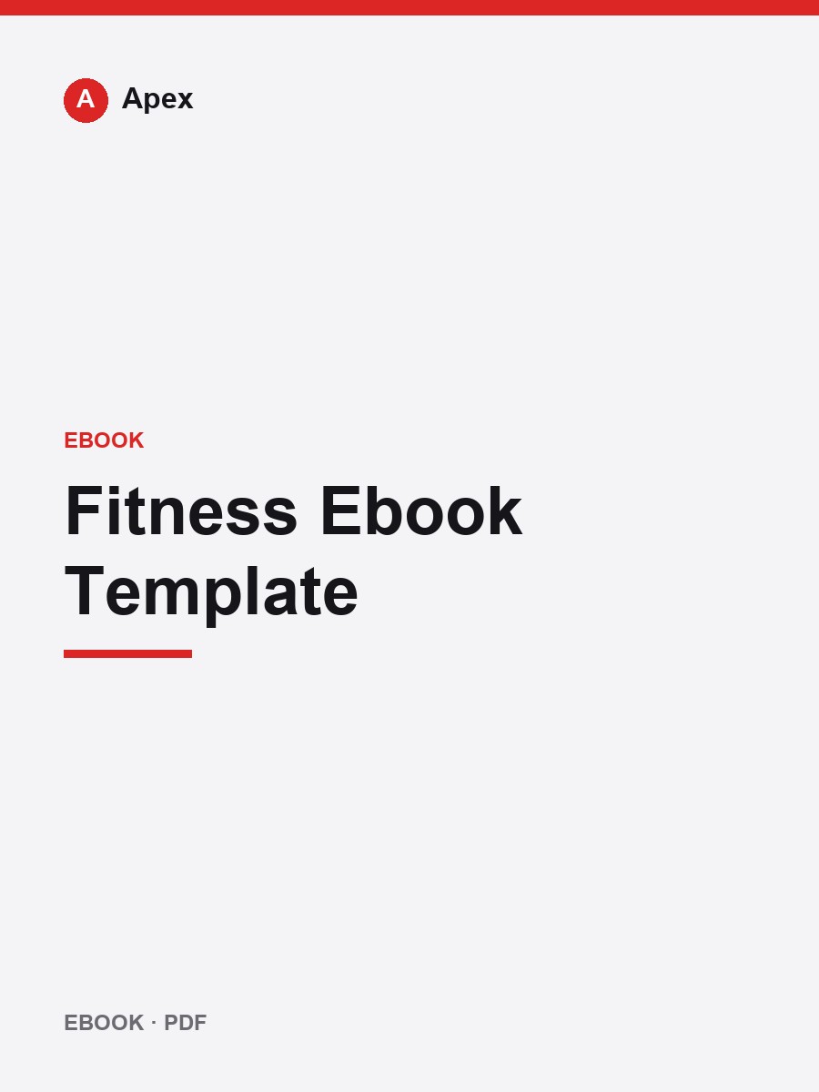 Fitness Ebook Template