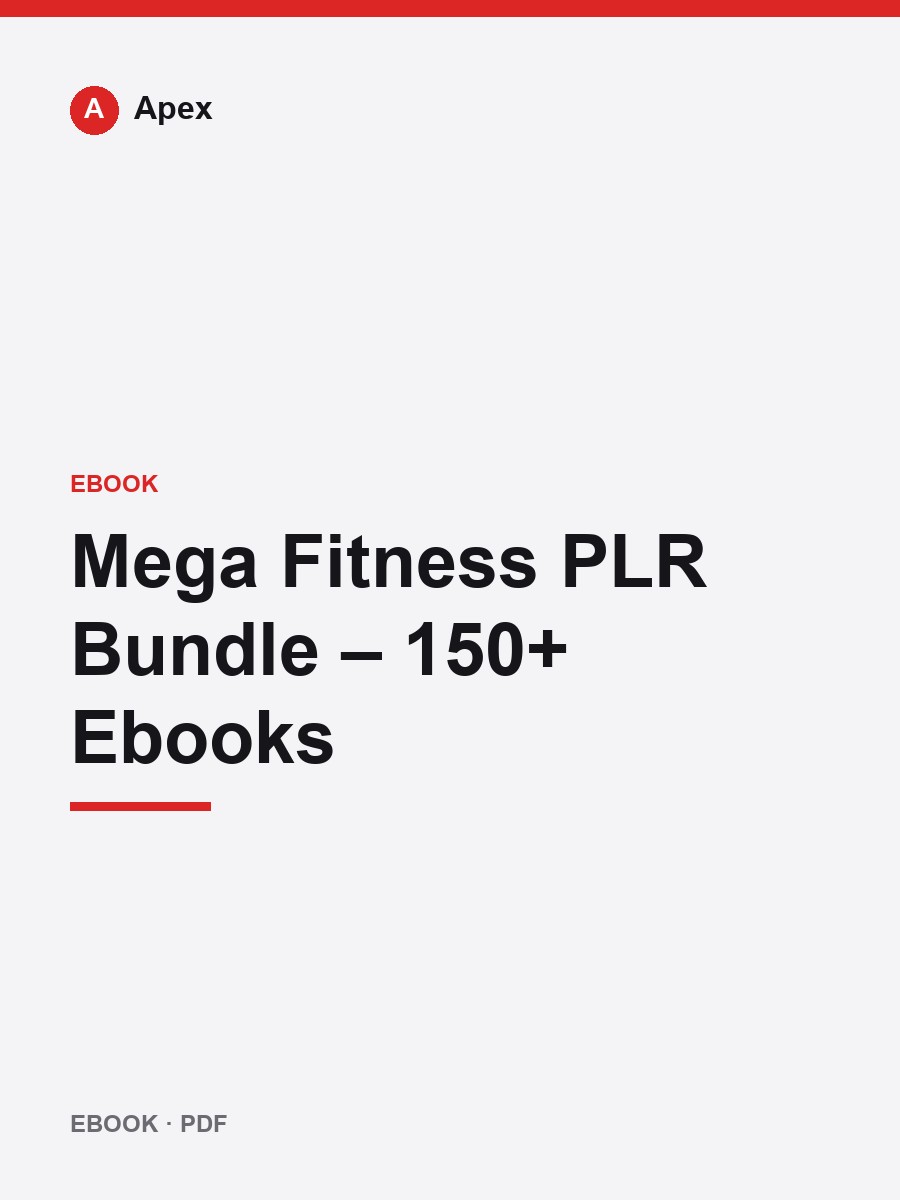 Mega Fitness PLR Bundle – 150+ Ebooks