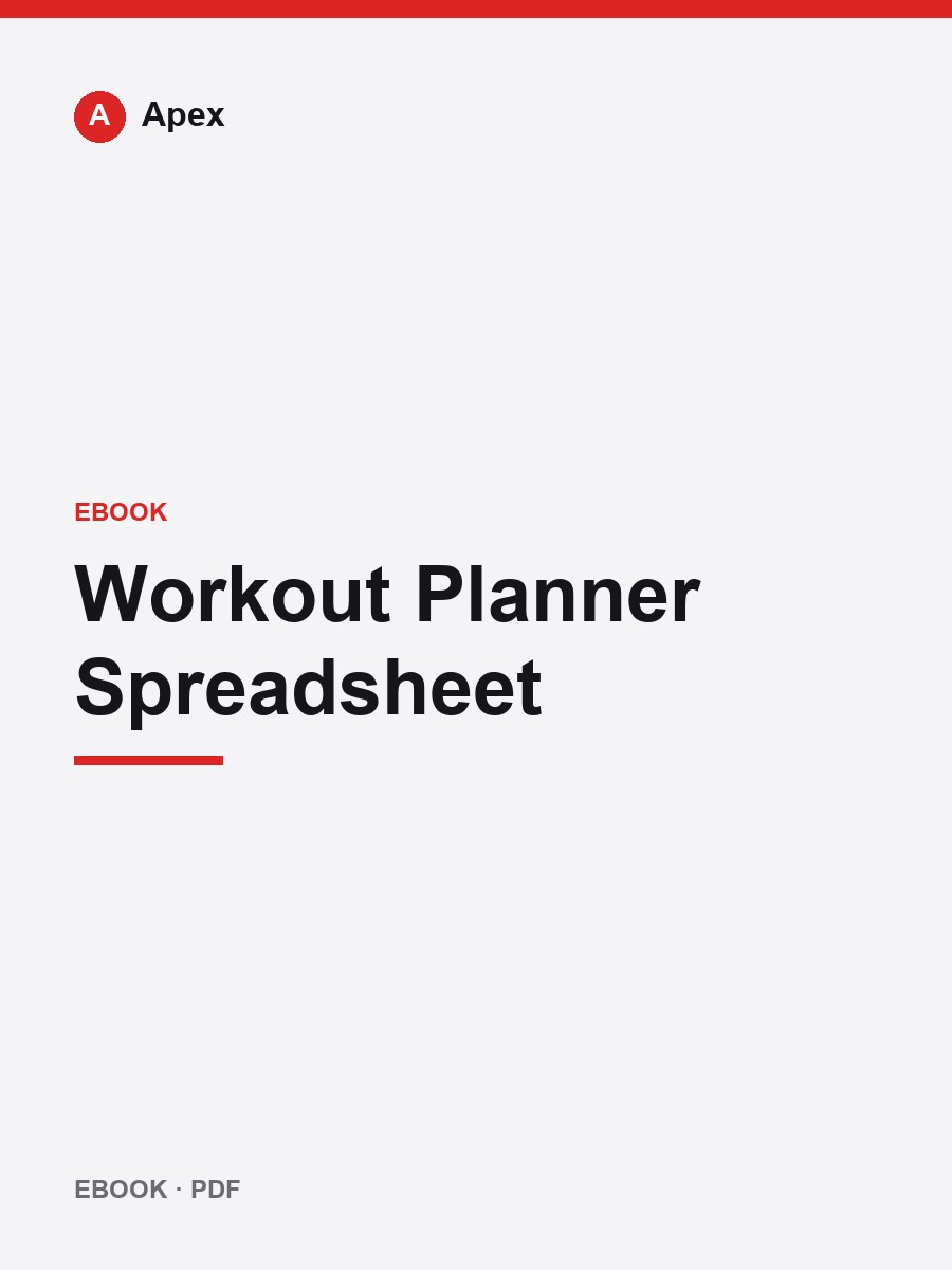Workout Planner Spreadsheet